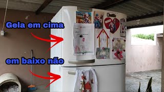 Geladeira gela em cima e em baixo nao como resolvi DC 49 Electrolux [upl. by Leunamne]