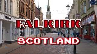 FALKIRK Scotland WALK High Street and Callendar Park a couple days before lockdown begins [upl. by Enirak]