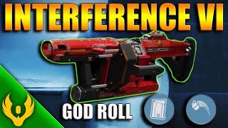 Destiny 2 Interference VI Grenade Launcher God Roll Guide Review  Season Of The Worthy [upl. by Skell19]