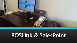 POSLink with SalesPoint DemoVerifone VX 820 Duet [upl. by Westney]