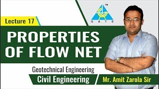 Properties of Flow Net  Lecture 17  Geotechnical Engineering [upl. by Itoc]