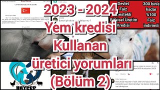 2023  2024 Ziraat Bankası Faizsiz yem kredisi  Sık sorulan sorular [upl. by Aeet]