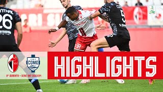 Bari  Como 11  Serie BKT Highlights 202324 [upl. by Gris]