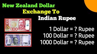 New Zealand Dollar exchange to Indian Rupee today  1 new zealand dollar to Indian rupee  NZD  INR [upl. by Nnel]