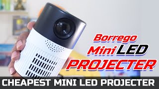 Borrego Mini LED Projector Unboxing and Installation Malayalam  Cheapest Mini LED Projecter [upl. by Jeffry386]