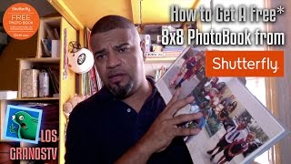 How to get a Free 8x8 Phootbook and Prints from Shutterfly 📔 LGTV Freebie [upl. by Kaia]