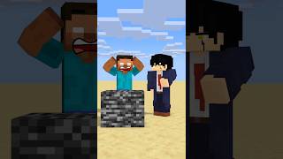 HELP Herobrine To Power Up And Push Bedrock friendship shorts trending anime [upl. by Nickolaus]