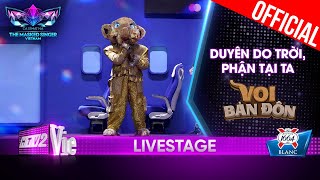 Duyên Do Trời Phận Tại Ta hit Voi Bản Đôn tự sáng tác  The Masked Singer Vietnam 2023 LiveStage [upl. by Nellad]