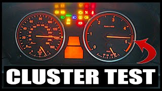 BMW Instrument Cluster Display Test  Needle Sweep and Light Check [upl. by Radack]