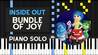 Bundle Of Joy Piano Solo Tutorial  Inside Out [upl. by Phillida46]