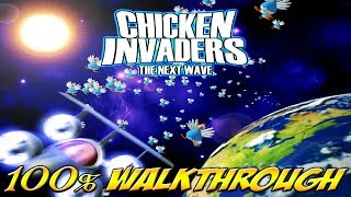 Chicken Invaders 2 The Next Wave  ALL WAVES  LEVELS 100 walkthrough [upl. by Keese504]