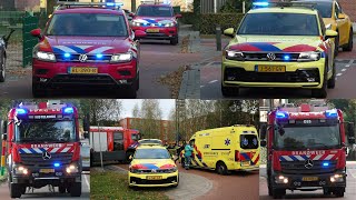 GRIP 1 Zeer Grote HV Verzorgingshuis Heelwijk volledig ontruimd door Gaslekkage in Heesch [upl. by Nathanoj835]