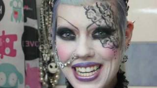 Goth make up tutorial 3 Gothic lace [upl. by Galloway]