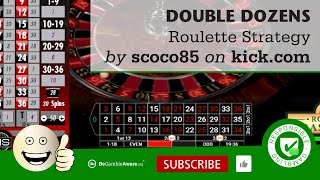 DOUBLE DOZENS Roulette strategy by scoco85 See description for links [upl. by Enelad]