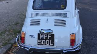 1972 FIAT 500L FOR SALE [upl. by Ellenyl433]