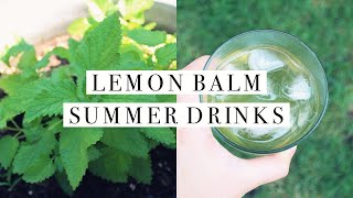 Lemon Balm Summer Drinks  The Medicinal Kitchen [upl. by Lletnuahs]