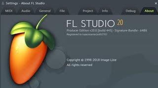 FL Studio 20 Unlocking full version with regkey [upl. by Orran]