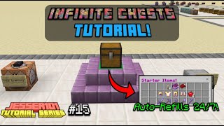 Minecraft Bedrock  How to Attach Chests Tutorial  Xbox  MCPE  Windows 10  Switch [upl. by Ardyth165]