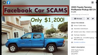 I Tried a Facebook Marketplace Car Scam  What to look for [upl. by Petronilla]