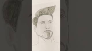 Tony Stark drawing avengers avengersdoomsday art 4kviral shorts [upl. by Trinidad]