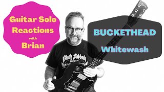 GUITAR SOLO REACTIONS  BUCKETHEAD Whitewash [upl. by Aytnahs706]