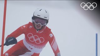 ⛷ Alpine Skiing Bejing 2022  Womens combined highlights [upl. by Ennairol]