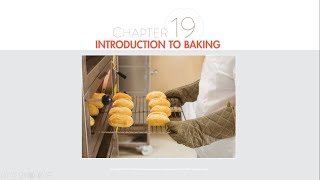 ProStart 1 Ch 19 Introduction to Baking [upl. by Suravaj]