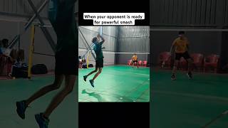 Badminton Deception Drop Shot Shocked Opponent deception Badminton [upl. by Agle167]