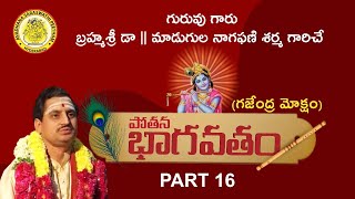 శ్రీ పోతన భాగవతం by Brahmasri Dr Madugula Nagaphani Sarma  Episode 16 Avadhana Saraswathi Peetham [upl. by Enasus]