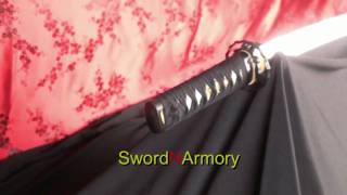 Munetoshi T10 Bonsai Wakizashi Sword Detailed Item Specs [upl. by Areek]