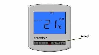 Screen Icons on your Heatmiser Slimline Thermostat [upl. by Egan246]