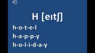 Das englische Alphabet ABC  Aussprache mit vielen Beispielen [upl. by Nasah]