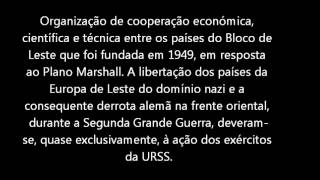 Plano Marshall e COMECON [upl. by Ahsenor]