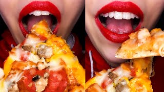 quot🍕✨ Satisfying Pizza ASMR Experience 🤤🔊 Crunchy Crusts amp Cheesy Bites for Ultimate Relaxation [upl. by Nedry352]