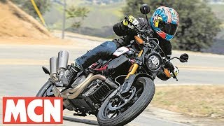 Indian FTR1200S review  MCN  Motorcyclenewscom [upl. by Lemrahs]