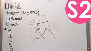 Curso de Japonés  S2  Vocales en Hiragana  Primeras palabras [upl. by Arayc]