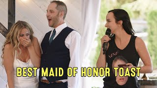 Best Maid of Honor Speech of All Time HILARIOUS [upl. by Cavan375]