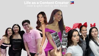 Life as a Content Creator eventamp quick catch up with friends [upl. by Eunice]