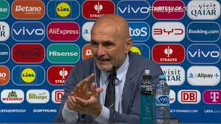 ItaliaAlbania 21 Spalletti quotVincere lEuropeo Lo chiedono tuttiLimportante è giocare benequot [upl. by Nytsyrk]