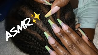 ASMR Scalp Scratching and Nitpicking😴💤 [upl. by Virgilio]