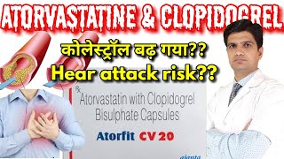 Atorfit cv 10  Atorvastatin and clopidogrel tablet  Atorvastatin and clopidogrel capsules uses [upl. by Yesima270]