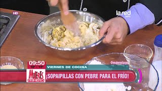 Receta de sopaipillas con pebre para pasar el frío [upl. by Ekenna]