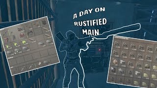 RUST  A Day on Rustified Main PvP Highlights Raids [upl. by Christi]