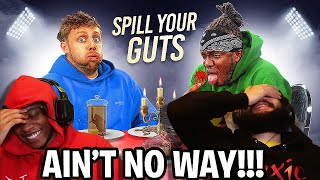 HE REALLY ATE THAT 🤦🏽‍♂️  AMERICANS REACT TO SIDEMEN SPILL YOUR GUTS OR FILL YOUR GUTS 2 [upl. by Jenette]