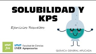 Ejercicios Resueltos Solubilidad y Kps Producto de Solubilidad [upl. by Ehcnalb918]