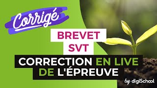 Brevet 2017  Correction de lépreuve de SVT [upl. by Jeanelle]