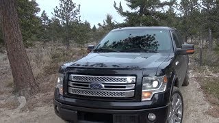 2013 Ford F150 EcoBoost Limited OffRoad Drive and Review [upl. by Bonni]