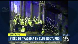 Este video muestra lo que ocurrió en las afueras de club nocturno bogotano [upl. by Connelly608]