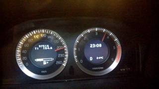 Volvo S80 D5 205cv acceleration 0235 kmh [upl. by Nnylyram]