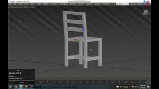 Simple Chair Modeling In Autodesk 3ds Max [upl. by Alra]